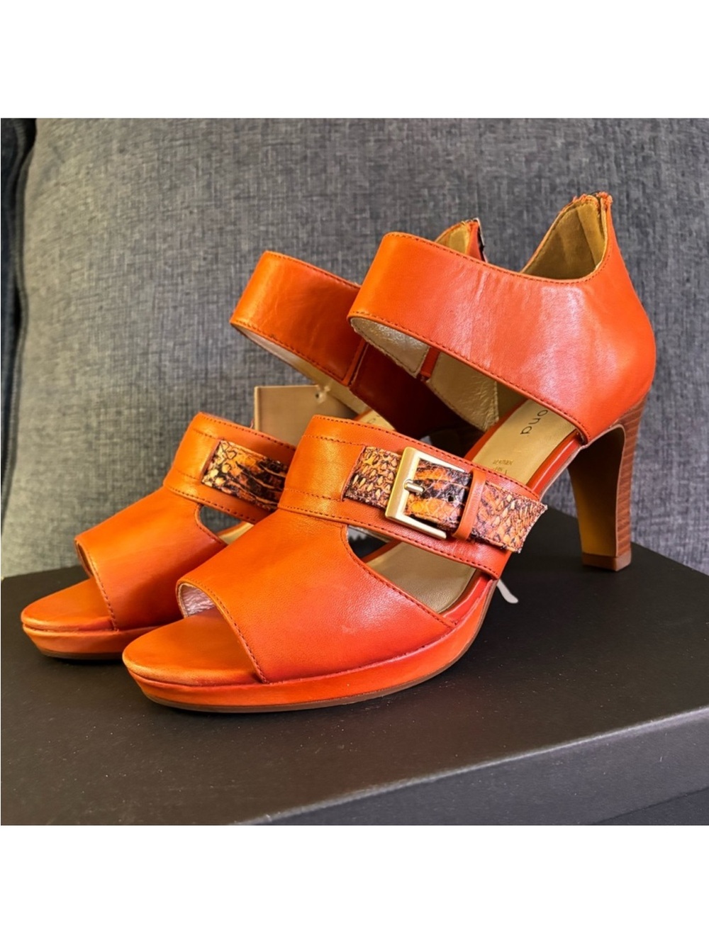 Blondo Orange Heels